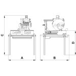 Achilli CMS Compound Miter Saw 230V 3HP - Imagen Gallery 4 - Plans
