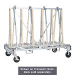 Groves non-marring PVC rack protection strips for glass and stone storage - Imagen Gallery