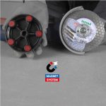 Mechanic Click-Lock Uni magnetic pad holder for 4-inch angle grinder polishing pads - Imagen Gallery 3