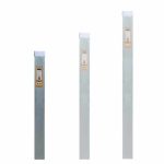 Aardwolf ABR06 47-1/4 inch bundle rack pole with rubber cap