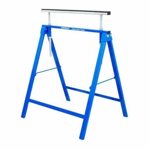 Aardwolf folding fabrication stand for stone work