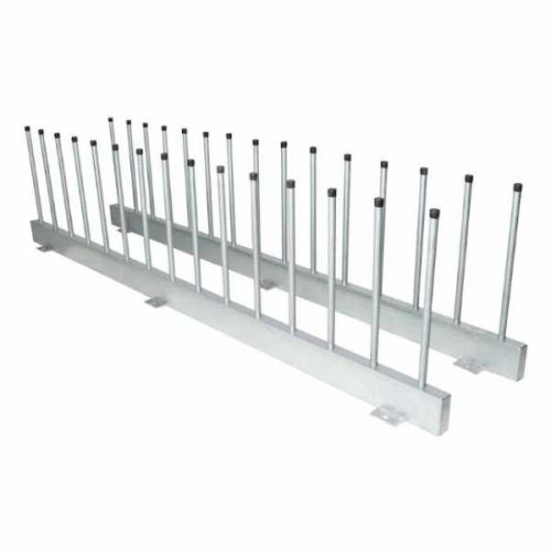 Aardwolf galvanized remnant rack for stone storage