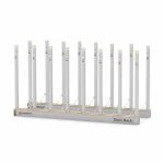 Aardwolf slab rack kit with 16 posts for stone storage