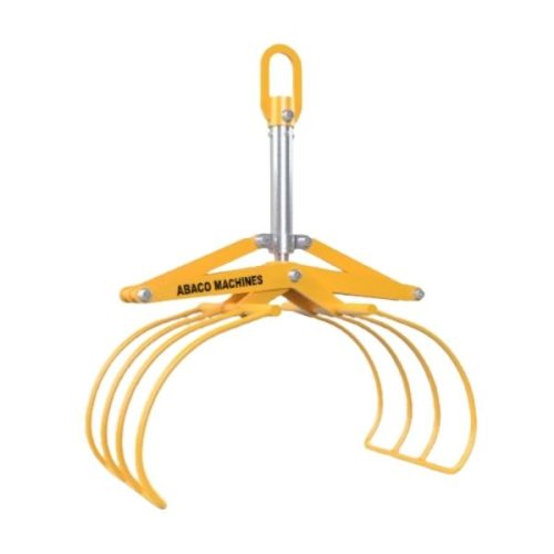 Angled view Abaco Bag Gripper Automatic 600 with curved gripping jaws