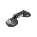 Close-up of ABACO Countertop Slab Saver 83 dual suction cup assembly