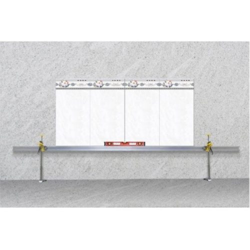 Abaco Ez-Pro Level Extender 7811 supporting wall tiles during installation