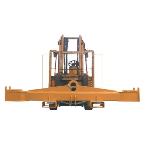 ABACO Spreader Bar M8 mounted on a forklift for slab handling