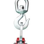 Abaco Swivel Hook 81.57 connected to a lifting clamp