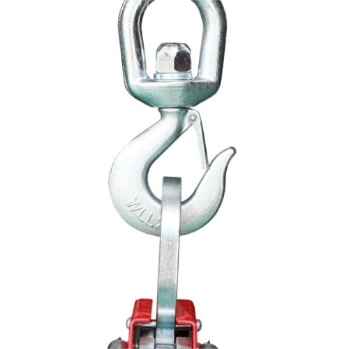 Abaco Swivel Hook 81.57 connected to a lifting clamp