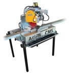 Achilli CMS Compound Miter Saw for wet stone cutting and miter fabrication.