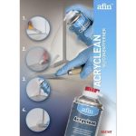 Afin Acryclean Silicone Remover application setup for surface cleaning