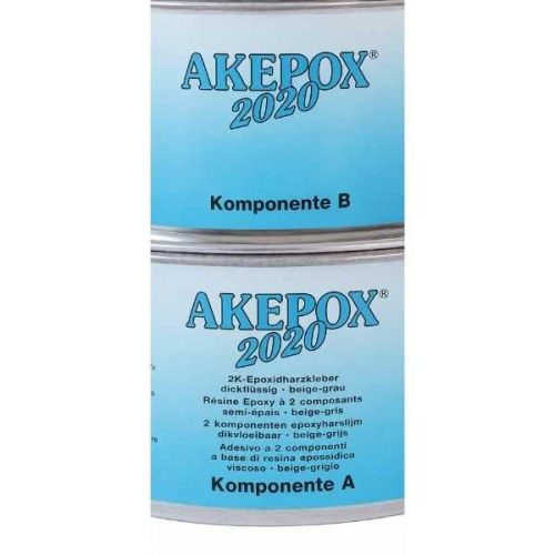 Akemi AKEPOX 2020 close-up showing epoxy container and label