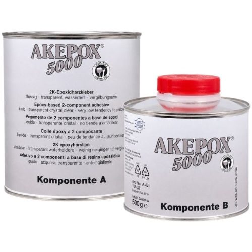 Akemi AKEPOX 5000 close-up container label and packaging