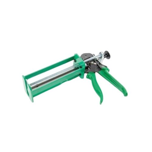 Akemi Colour Bond Drip-less Dispensing Gun close-up showing trigger and cartridge holder