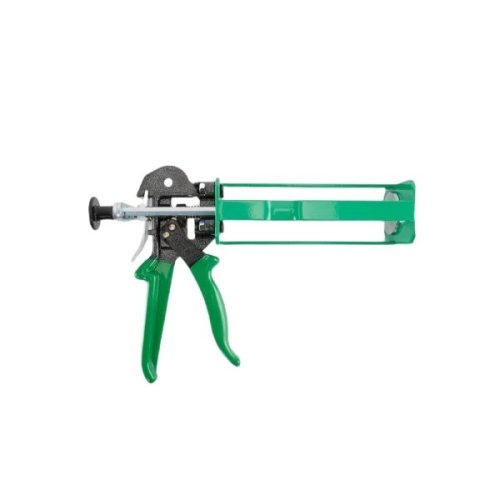 Akemi Colour Bond Drip-less Dispensing Gun detail showing frame and trigger mechanism