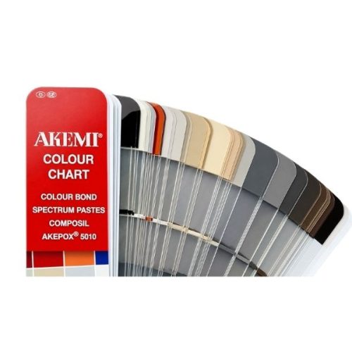Akemi Colour Chart Colour Fan close-up color samples and fan layout