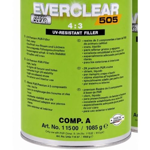 Akemi EVERCLEAR 505 Liquid close-up container label and packaging