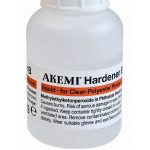 Akemi Hardener B Liquid close-up container label and packaging