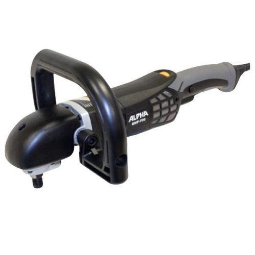 Angled view Alpha BMP-700 Brushless Variable Speed Rotary Polisher with C-handle
