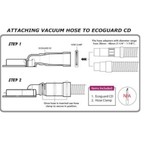 Alpha Ecoguard CD vacuum hose attachment instructions