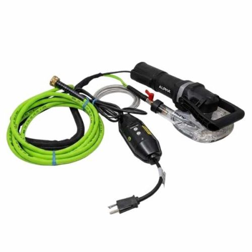 Alpha WDP-320 Wet/Dry Variable Speed Polisher shown from both sides