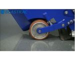 Close-up Blastrac 1-10DSGI Shotblaster control panel and operating switches