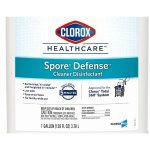 Clorox Total 360 Spore Defense close-up with spore defense bottle label