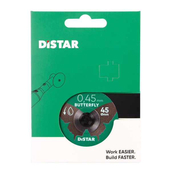 DiStar Butterfly 45mm ultra-thin diamond blade with 5.8mm arbor