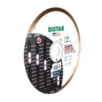 Angled view DiStar Ceramic Silent 8″ diamond blade with continuous cutting rim