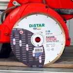 DiStar Ceramic Silent 8″ diamond blade displayed in branded retail packaging