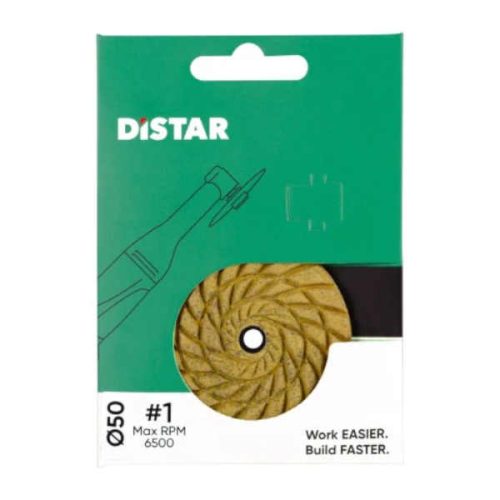 DiStar CoolPad 2 inch diamond polishing pad for porcelain and ceramic dry grinding