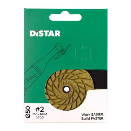 DiStar CoolPad 2 inch diamond polishing pad for porcelain and ceramic dry finishing