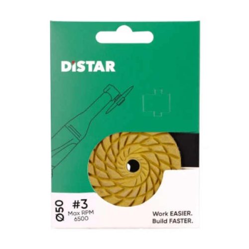 DiStar CoolPad 2 inch diamond polishing pad for porcelain and ceramic dry finishing