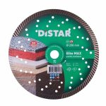 DiStar Elite Max Turbo Diamond Blade front view showing green turbo rim blade