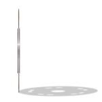 Side view DiStar Esthete 4.5″ diamond blade showing its thin prile