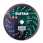DiStar Gabbro Max Turbo front view showing blue turbo diamond blade