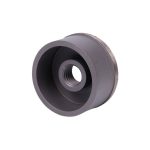 Rear angle view DiStar Hard Ceramics DGM 2″ Grinding Wheel 60/70 with threaded mounting hole