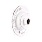 Rear angled view DiStar Hard Ceramics DGM 4″ Curved Cup Wheel 60/70 with threaded mounting hole