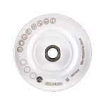 Rear view DiStar Hard Ceramics DGM 4″ Curved Cup Wheel 60/70 with central mounting hole