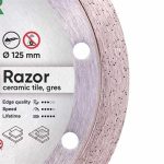 DiStar Razor close-up showing clean diamond rim and cutting edge