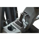 Close-up EKKO EK20GS 4 Wheel Electric Forklift hydraulic control lever