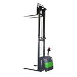 Close-up EKKO EB18C-118Li Full Powered Lithium Straddle Stacker control panel