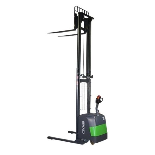 Close-up EKKO EB18C-118Li Full Powered Lithium Straddle Stacker control panel