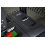 EKKO EB18C-118Li Full Powered Lithium Straddle Stacker control handle detail