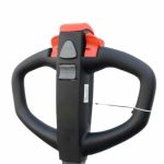 Rear detail view EKKO EP18JLIC Lithium Walkie Pallet Jack operating handle