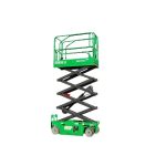 EKKO ES80E-Li Scissor Aerial Work Platform raised angle view