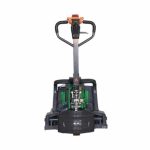 Rear view of EKKO EP15SLi Semi-Electric Walkie Pallet Jack with battery and drive housing