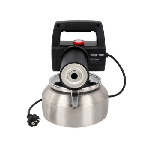 Front view Burgess 982 Electric Pressional rmal Fogger aluminum solution tank