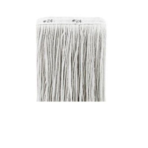 Empire Mop Head close-up with white cotton mop strands
