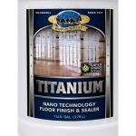 Empire Titanium High Solids Finish Sealer close-up with finish sealer jug and product label
